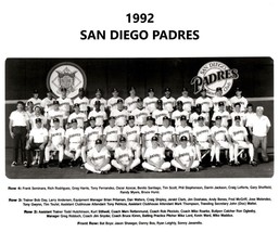 1992 SAN DIEGO PADRES 8X10 TEAM PHOTO BASEBALL PICTURE MLB - £3.87 GBP