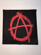 Anarchy Logo Patch 4" x 4" - $4.95