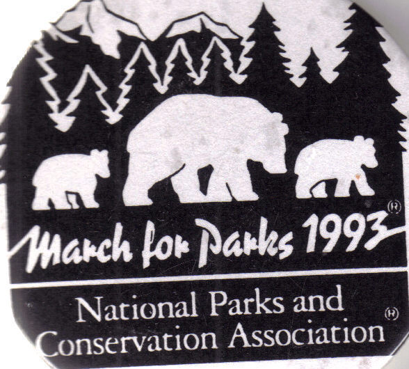 MARCH For PARKS 1993 Pin - $1.95