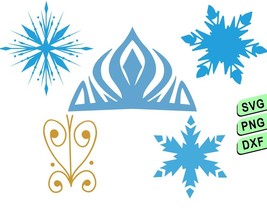 Disney Frozen Ornaments Svg, Elsa And Anna Ornament svg - $1.79