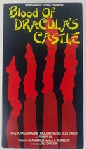 Blood of Dracula&#39;s Castle Interglobal VHS 1986 Horror Al Adamson Pete Ca... - $11.71