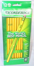 Dixon Ticonderoga Wood  #2 HB Pencils Hang Tab Package of 12 Yellow Lot ... - £11.36 GBP