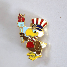 Vintage Los Angeles LA California USA 1984 Olympic Pin Series 1 Torch Flame - $14.52