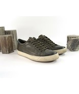 Bruno Magli Grey Leather Westy Lace Up Sneakers 11 EUC - $83.30