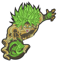 Anime Embroidery Pattern Broly Legendary Grab - £3.99 GBP