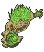 Anime Embroidery Pattern Broly Legendary Grab - $6.93 CAD