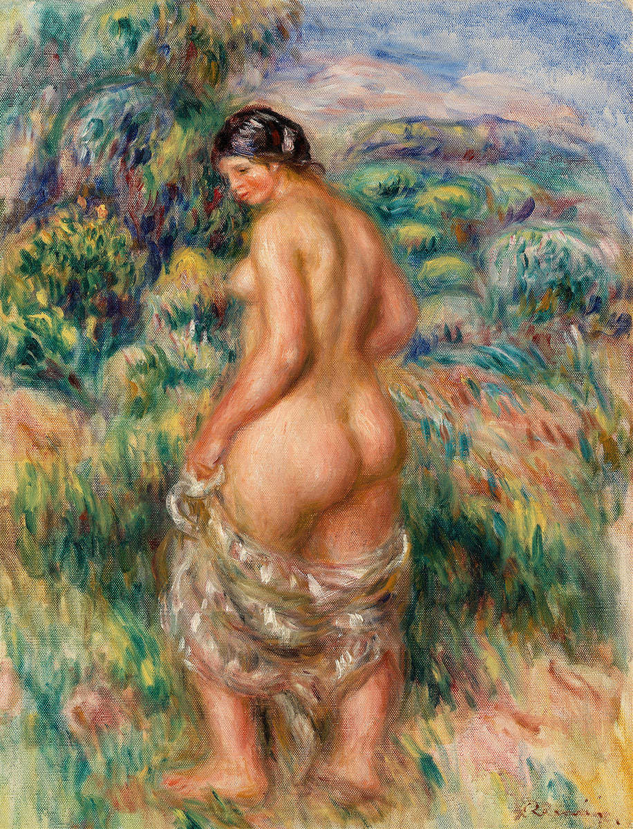 Pierre Auguste Renoir 1841 1919 Standing Bather Baigneuse debout 1910