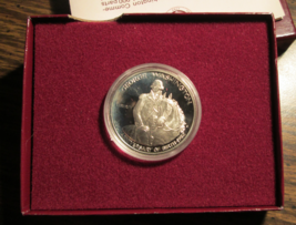 1982-S Washington Half Dollar Commemorative Proof with Box and COA - £14.38 GBP