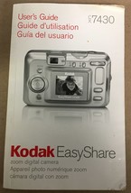 Kodak CX7430 Digital Camera Manual/User&#39;s Guide - $8.77