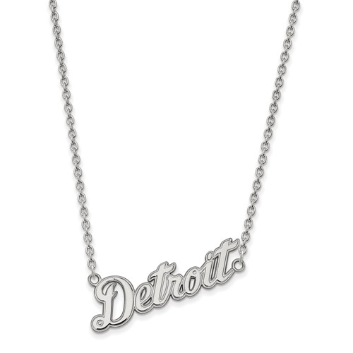 SS MLB  Detroit Tigers Large "Detroit" Pendant w/Necklace - £81.75 GBP
