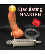 EJACULATING MAARTEN - Realistic DILDO - Real Cast - Pure Platinum Silicone - $430.00+