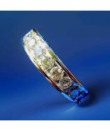 Earth mined Diamond Deco Wedding Bridal Band Anniversary Marriage Ring 1... - $2,180.25