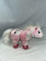 Webkinz Pink Pony Horse Plush Sparkly Hoofs No Code 8&quot; Stuffed Animal  - $9.88