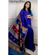 sambalpuri handloom dolabadi style wedding silk saree - $325.36