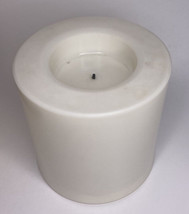 PartyLite Light Illusions Outdoor LED Candle Cream 6"x6" P26D/LDR6610 - $59.99