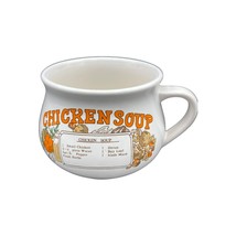 Vintage Chicken Soup Recipe Mug With Handle 1980 - £11.68 GBP