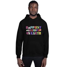 Happiest Grandpa On Earth Family Trip Unisex Hoodie Black - $32.29+