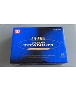 Wilson Ultra Tour Titanium Golf Balls 5A NEW 12 PK Straight Distance SHI... - £15.53 GBP