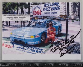 Don Swanson de Course Mazda Prototype Autographe Signé Photo Vintage Tob - £42.57 GBP