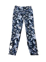 GAIAM Women&#39;s Floral Pattern Yoga Pants, Size Large XS Blue - £11.96 GBP