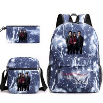 3pcs The Vampire Diaries Bookbag Kids Backpack Student Boys Girls School bags Sh - £81.45 GBP