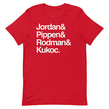 BULLS Throwback Teammates T-SHIRT Pippen Rodman Kukoc MJ 90s Retro Last ... - £11.69 GBP+