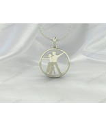 Latin Dance Style Unique Unisex Pendant, 925 Sterling Silver Necklace Je... - $52.47+