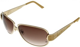 Cartier Sunglasses Edition C Decor Women Aviator Shape Beige Leather T8200724 - £819.91 GBP