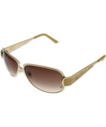 Cartier Sunglasses Edition C Decor Women Aviator Shape Beige Leather T82... - $1,041.93