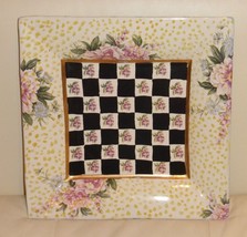 Mackenzie Child&#39;s Vintage 1983 Sea And Shore Hand Painted 11 3/4&quot; Square Tray - £43.52 GBP