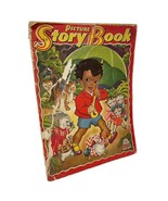 Picture Story Book Vintage 1943 Merrill Publishing Co Linen Childrens  N... - $259.32 MXN