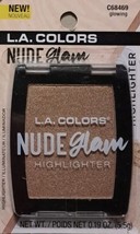 L.A. Colors Glowing Nude Glam Highlighter C68469 3 pcs. - £17.86 GBP