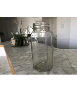 Tygart Valley Glass Company Octagon Fruit Jar. Design Pat. 87167 7.5H - £11.37 GBP