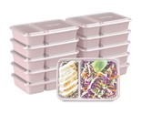 Prep 2-Compartment Meal-Prep Containers With Custom-Fit Lids - Microwave... - $24.99