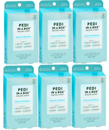 Voesh Pedi In A Box Deluxe 4 Step Pedicure - Ocean Refresh (Pack Of 6) - $54.19 CAD