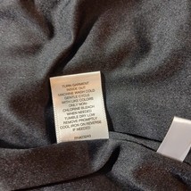 New York & Company Collection Women's Front Design & Back Zip Black Skirt Sz 10 image 5