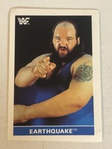 Earthquake WWE WWF Superstars Wrestling Trading Card Sticker #8 - £1.94 GBP
