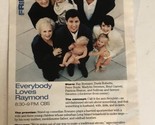 Everybody Loves Raymond Tv Show Print Ad Ray Romano Patricia Heaton Tpa15 - £4.68 GBP