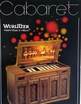 Wurlitzer Cabaret Ballet Jukebox Flyer Original Phonograph Music Art 8.25 x 11.5 - £21.91 GBP