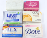 Lot of 6 New Old Stock Bar Soap Olay Ultra Moist Pink Dove Cashmere Bouq... - $19.99