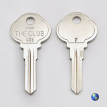 CB6 Key Blanks for Various Steering Wheel Locks by The Club (2 Keys) - £7.04 GBP