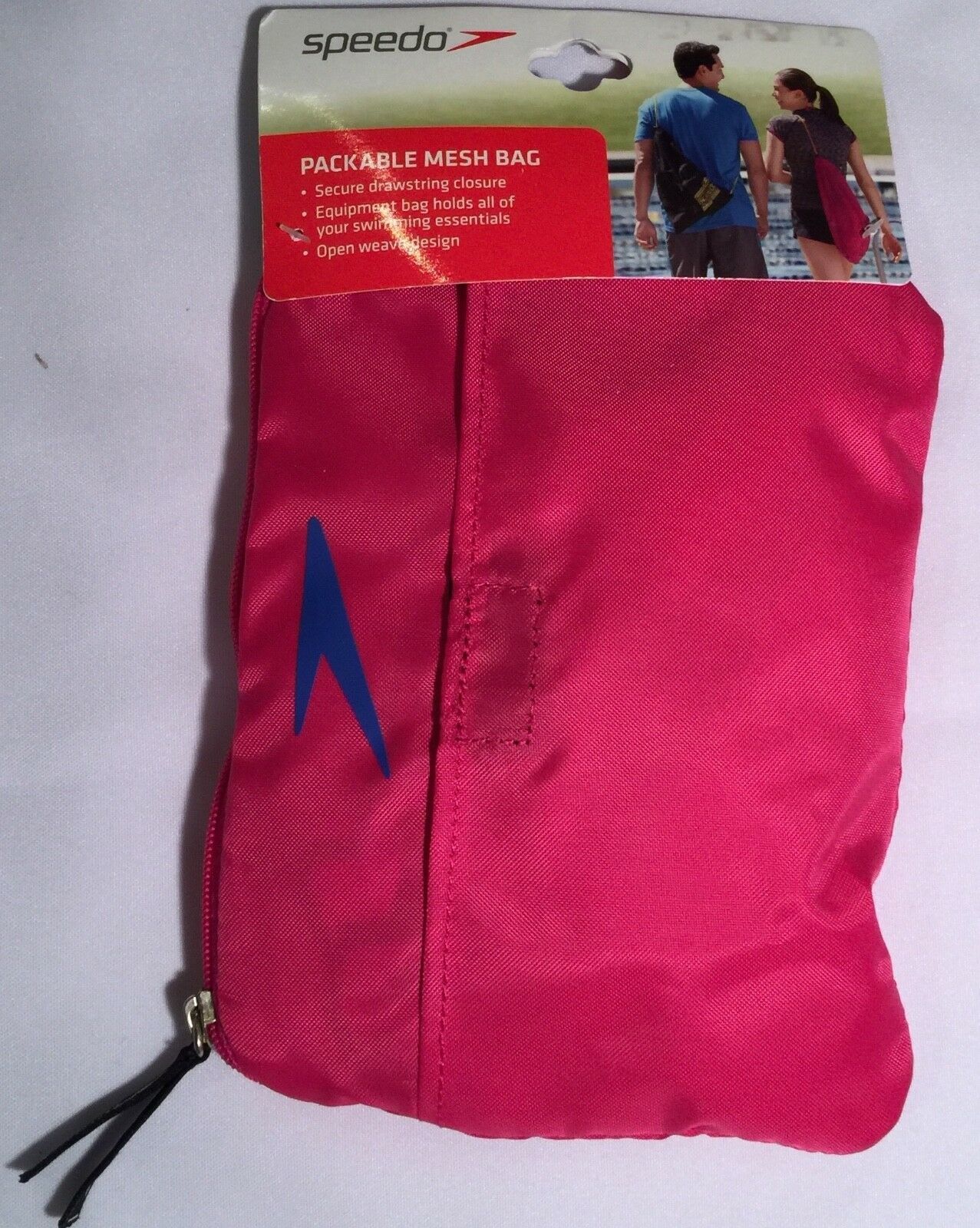 Speedo Pink Packable Mesh Bag - $18.00