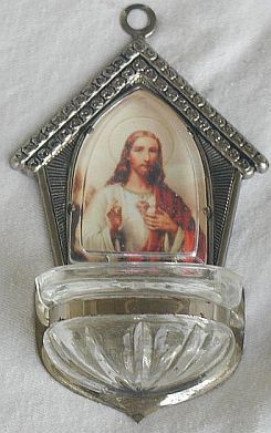 Silver color holy water fornt S12 - $20.00