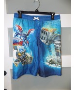 Skylanders Superchargers Swim Trunks Size L (10/12) Boy&#39;s Drawstring Wai... - £10.45 GBP