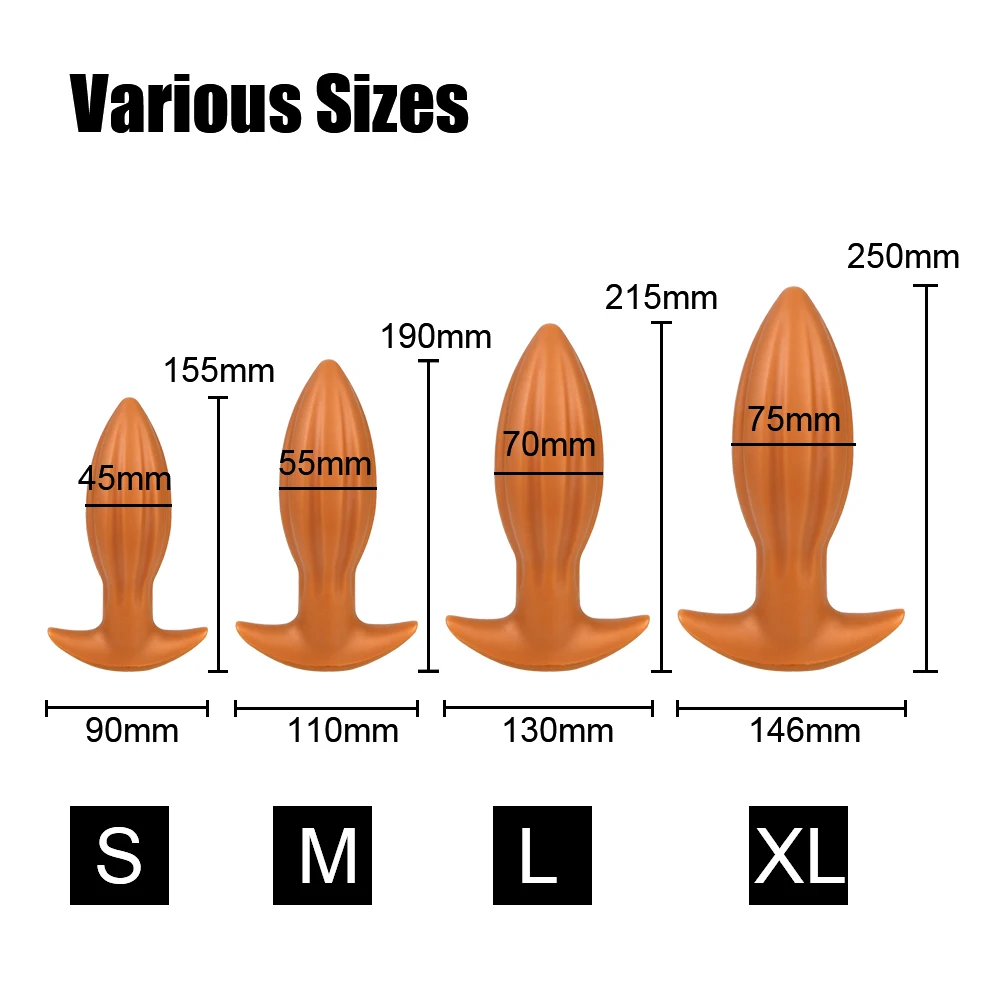 Sm toys huge dildo sex toys for men women soft silicone butt plug adult games big thumb200