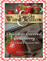 WIND AND WILLOW 1 Pack Chocolate Covered Strawberry Cheeseball &amp; Dessert Mix - £7.69 GBP