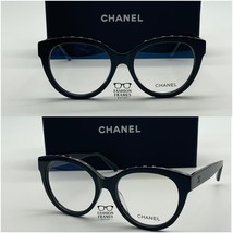 NIB Chanel 5414 Butterfly Eyeglasses – Black Acetate Frame Demo Lenses 1... - $274.40