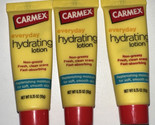 Mini Carmex Every Day Hydrating Lotion 3-Pack Each .35 oz Replenishing M... - £19.60 GBP