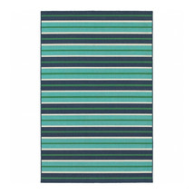 Oriental Weavers Meridian 9652F 8x11 Rectangle - Blue/ Green-Polypropylene - $233.76