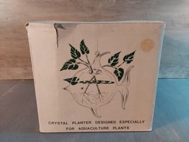 Vintage Rare Crystal Plantarium Angel FIsh Hanging Handcrafted Balos Aqu... - $280.17